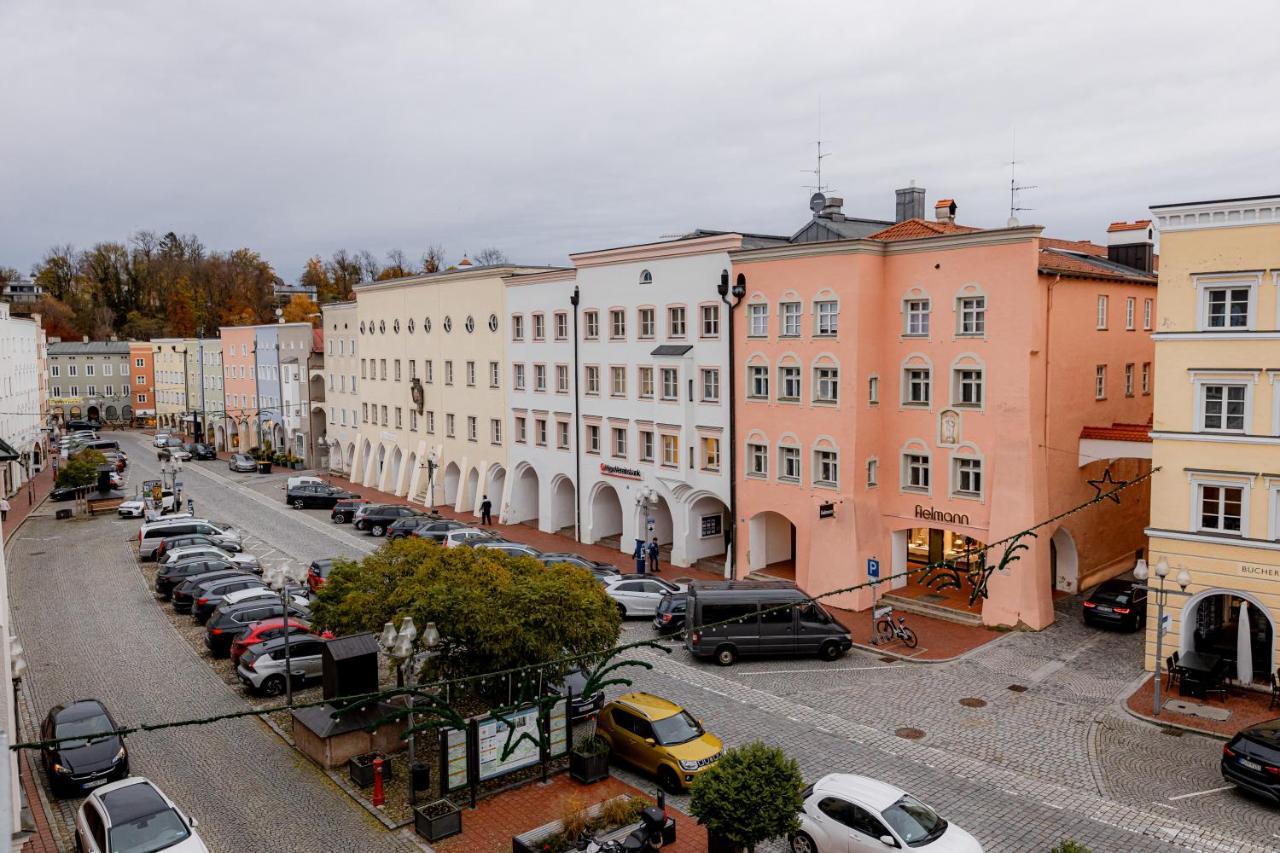 Highlight Am Stadtplatz Muehldorf - C4S Come4Stay - 2 Zimmer Wohnung I Bis Zu 5 Gaeste Kültér fotó