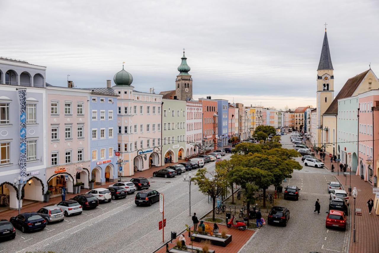 Highlight Am Stadtplatz Muehldorf - C4S Come4Stay - 2 Zimmer Wohnung I Bis Zu 5 Gaeste Kültér fotó